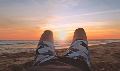 Free stock photo of atardecer, beach, ch Stock Photo