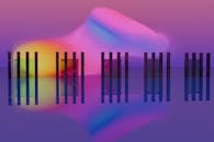 Vibrant Colorful Abstract Reflection Art