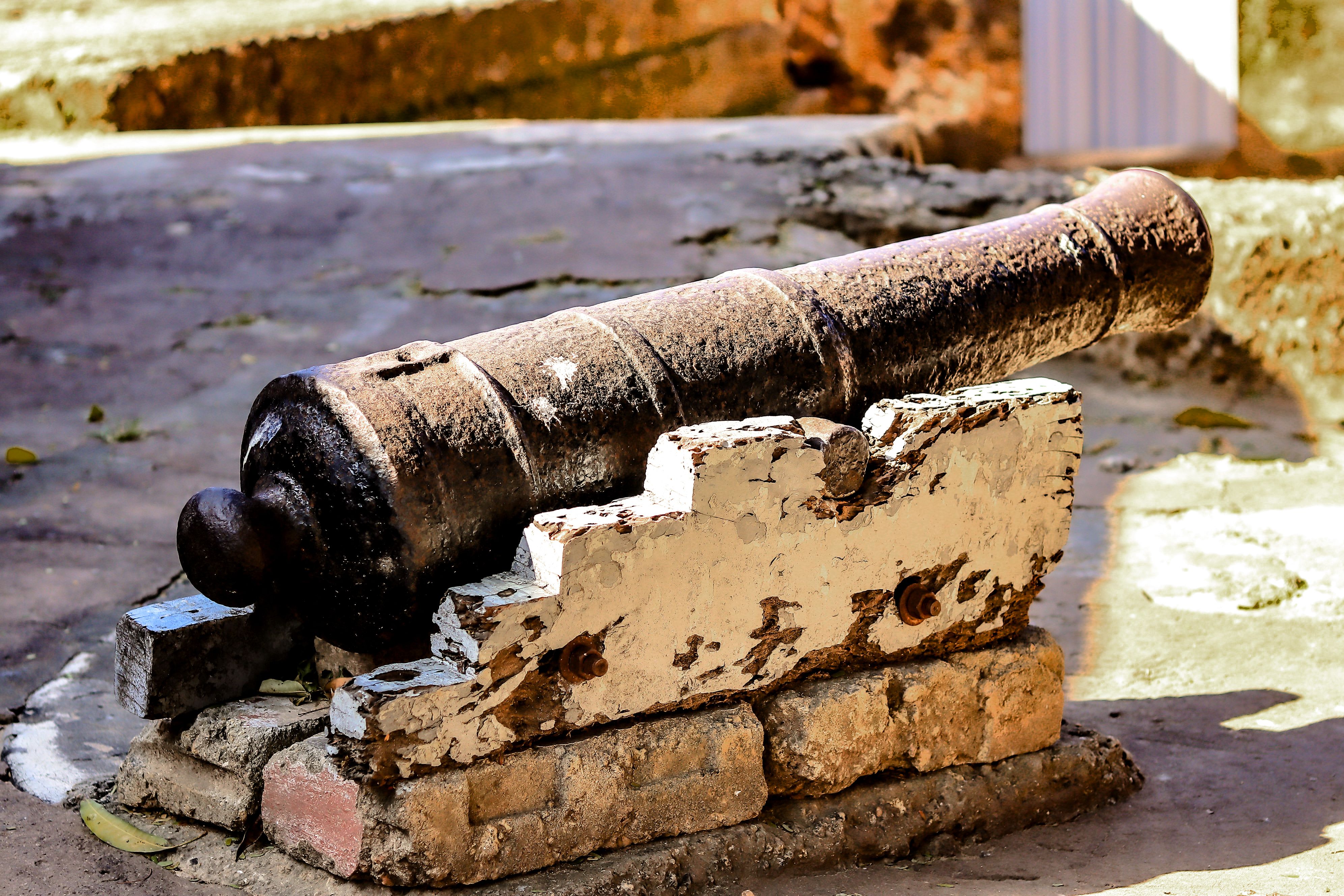 Historic cannon at Fort Jesus, Mombasa