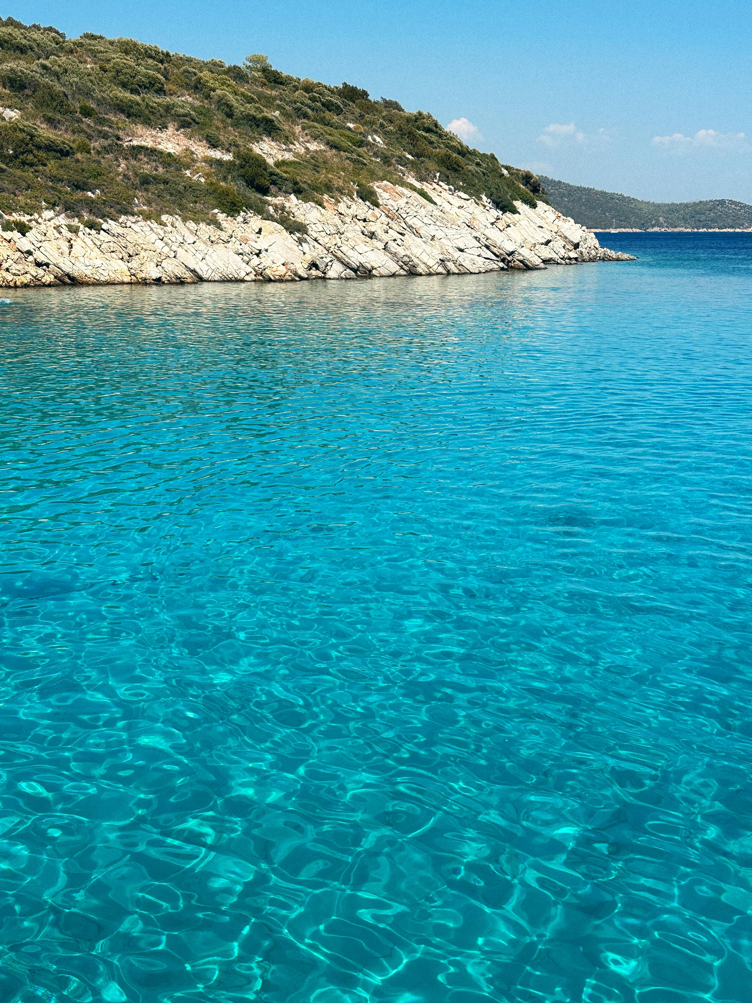 Pesona laut biru di Bodrum