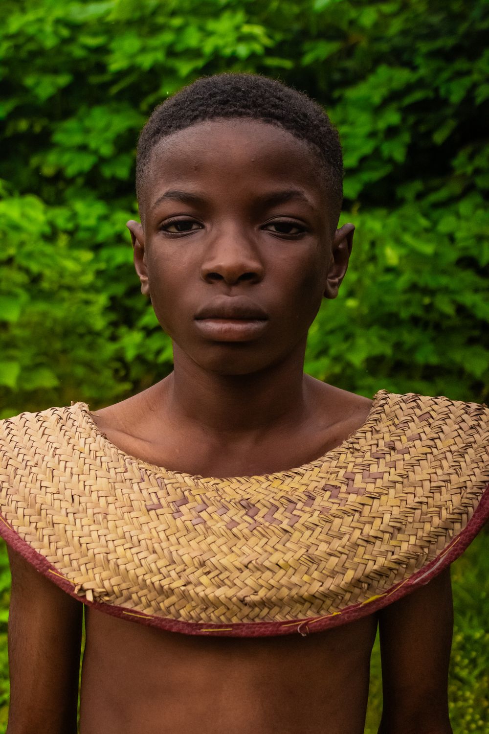 Authentic Boy Portrait of a Young Boy with Traditional Attire · Free Stock Photo