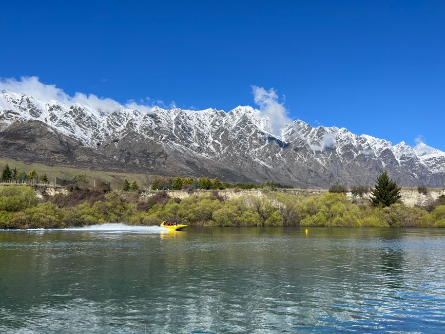 Jet boat sur le lac Wakatipu