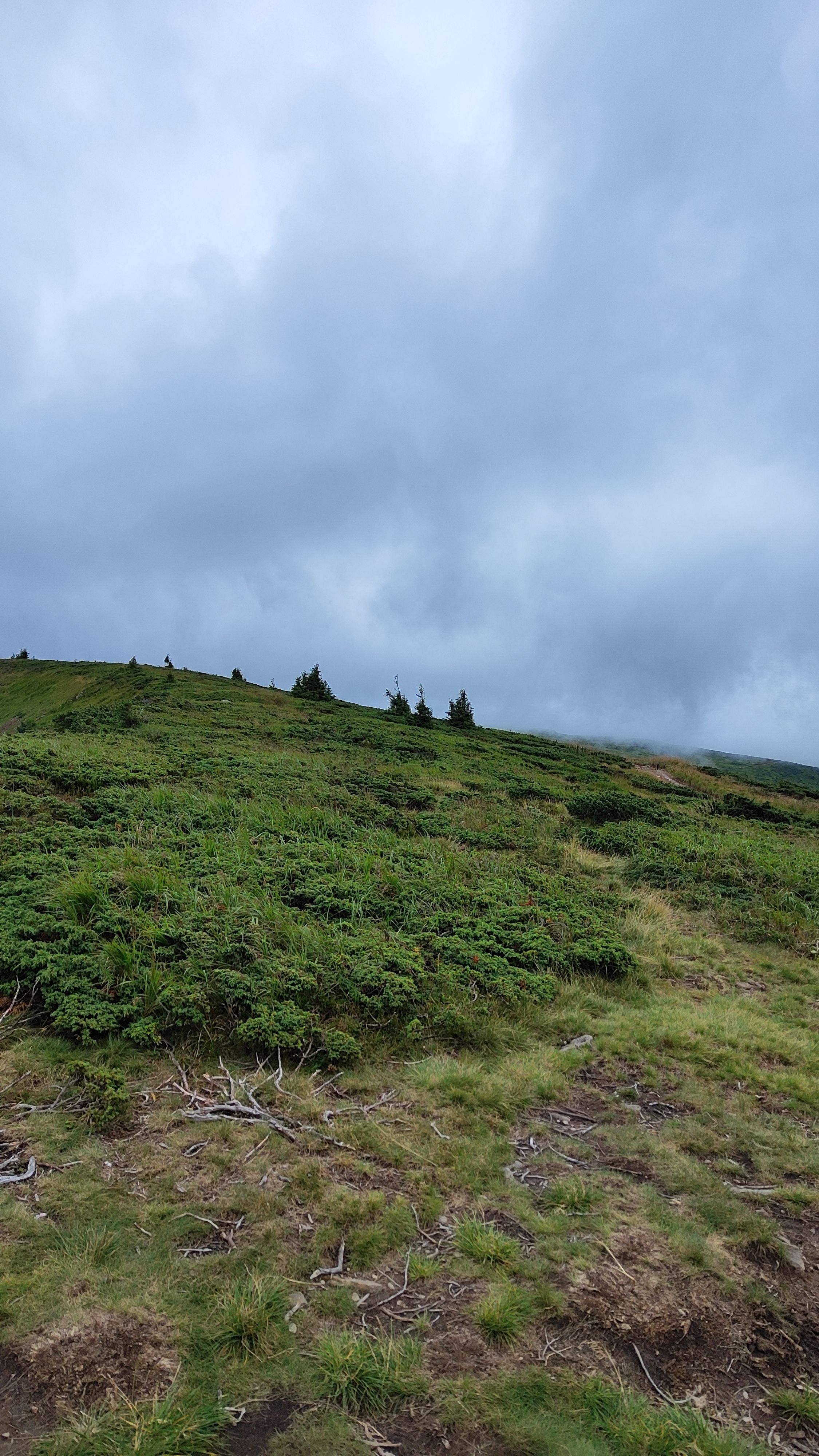 Scenic Green Hills under a Cloudy Sky · Free Stock Photo