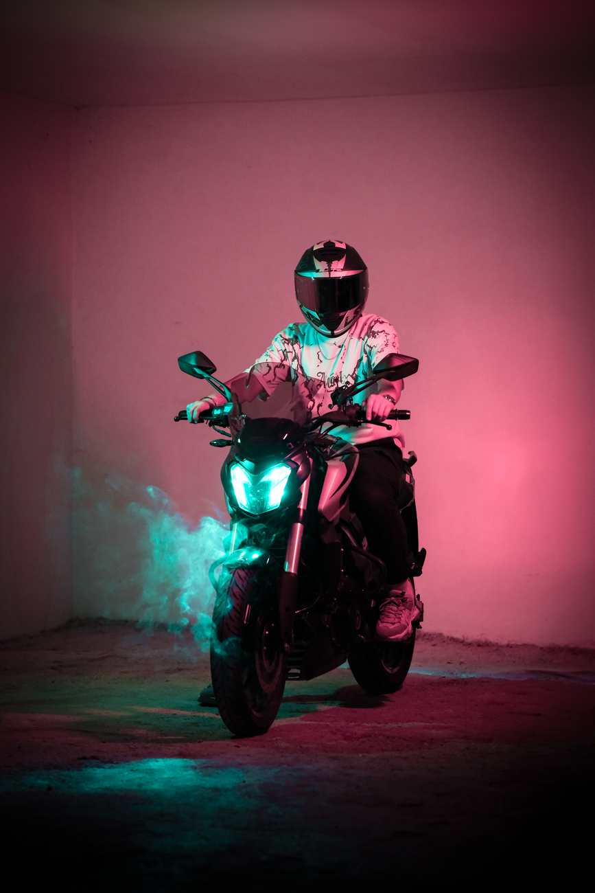 Futuristisches Dramatisch – Faszinierendes Cyberpunk-Motiv