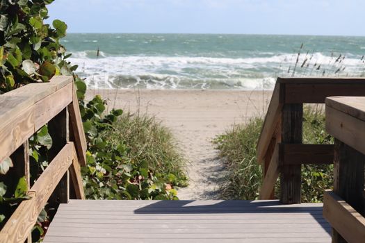 private beach access