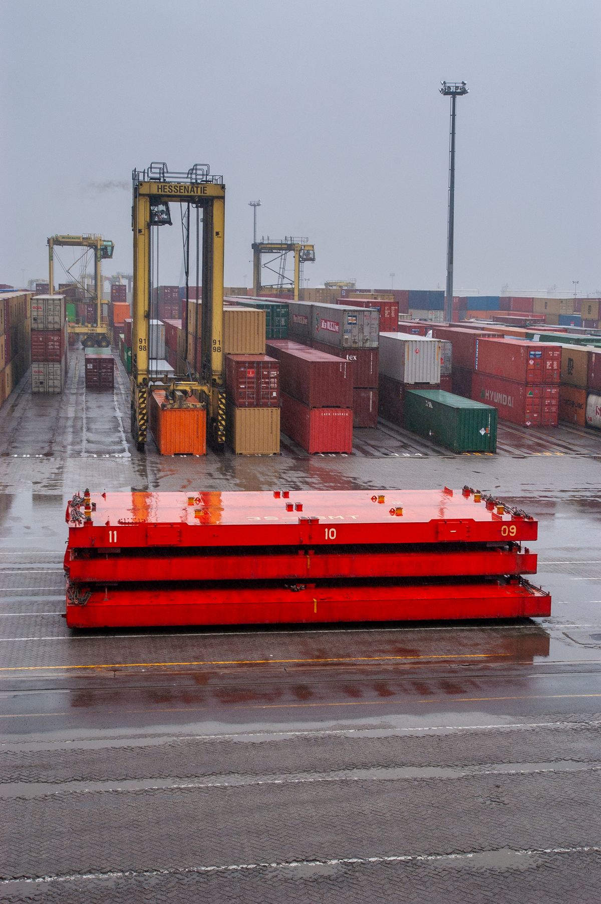 Steel Container on Container Dock · Free Stock Photo
