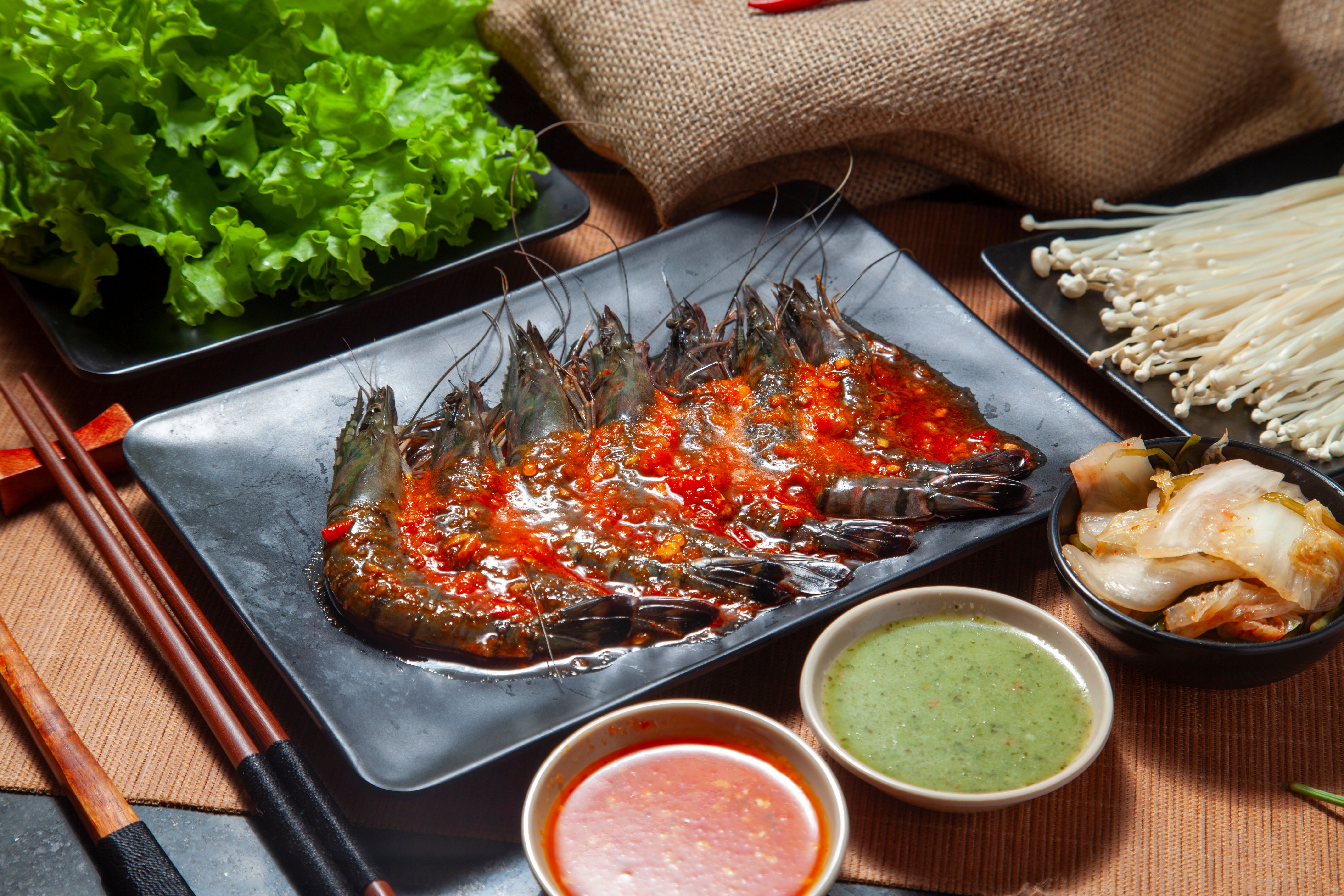 Marinated Doenjang Jjigae with Scallion Salad
