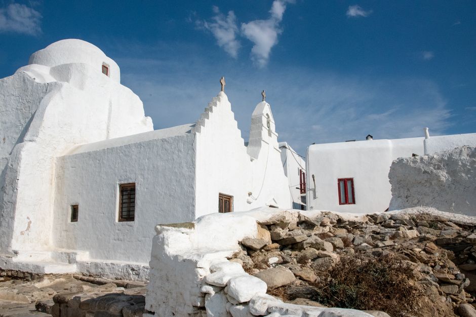 Église Panagia Paraportiani à Mykonos