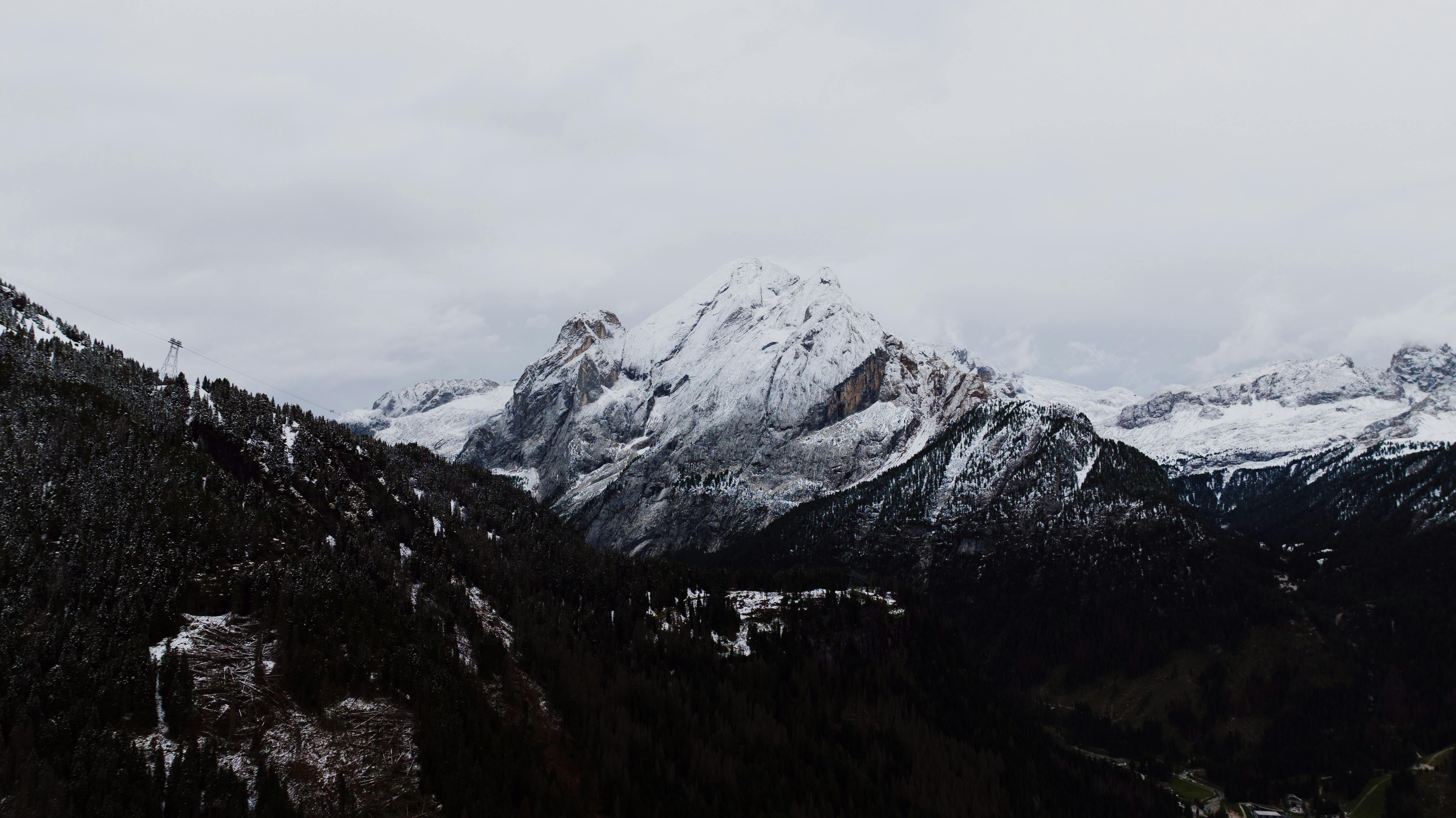 Prescription Goggle Inserts - Breathtaking view of snow-covered peaks in Canazei, Trentino-Alto Adige, Italy.