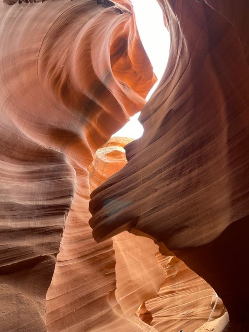 Free Explore the vibrant sandstone curves of a Nevada slot canyon. Stock Photo