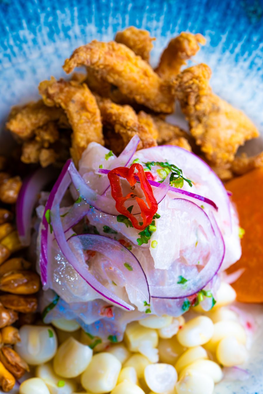 Combo pareja: ceviche mixto con chicharron de pescado para compartir