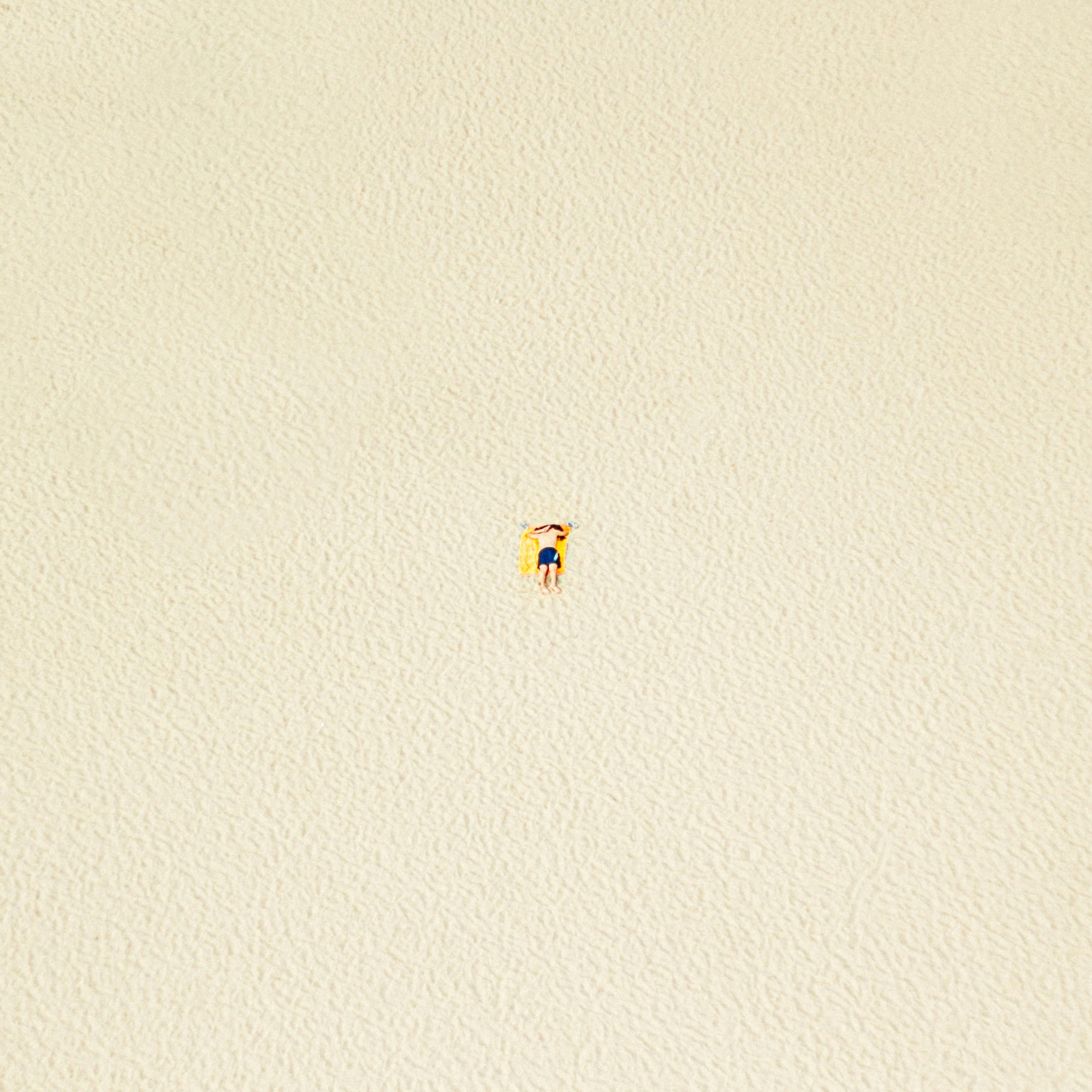 Kostnadsfria Minimalistisk Strandscen I Rimini, Italien Stock foto