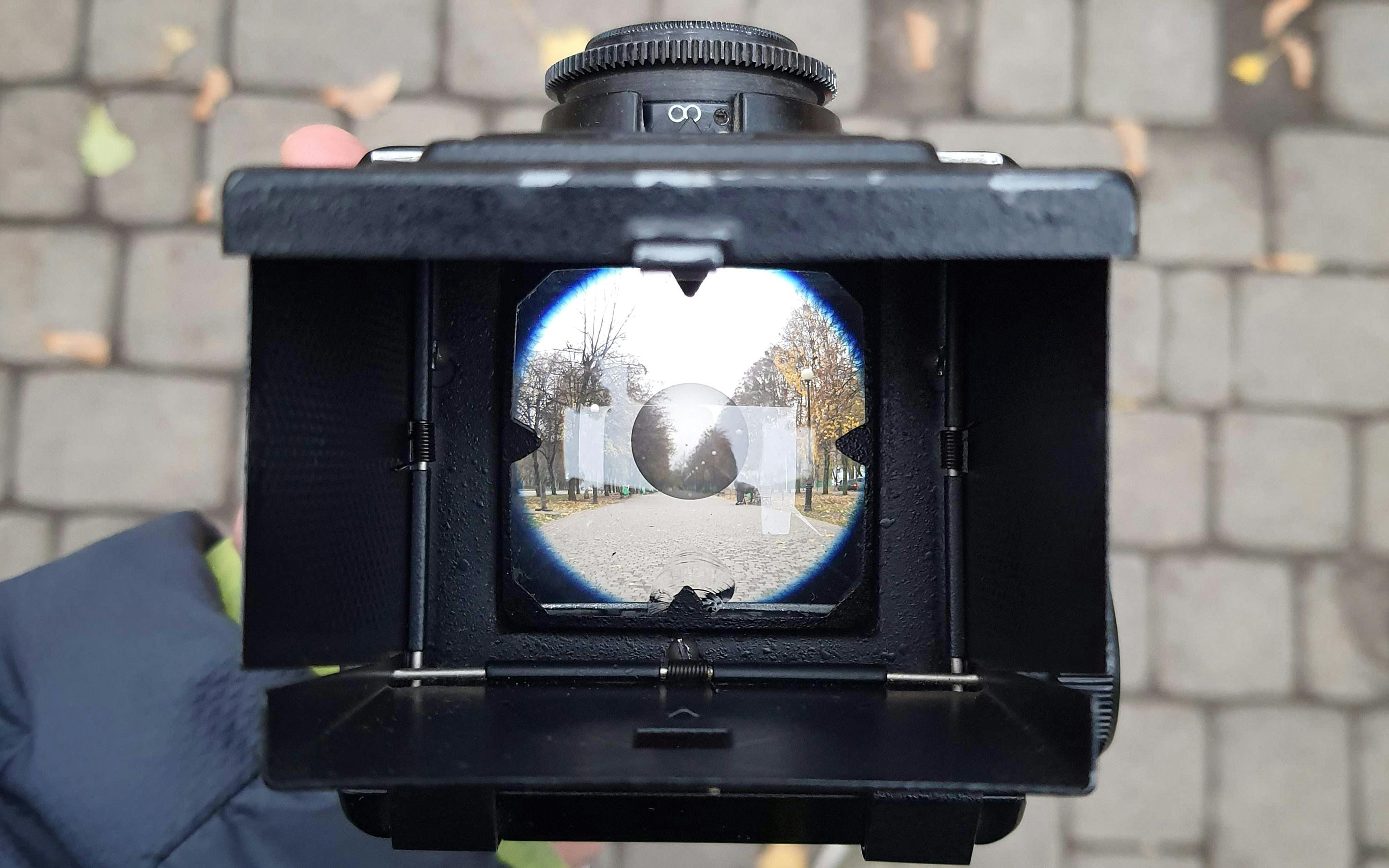 unique vintage camera view of kharkiv street