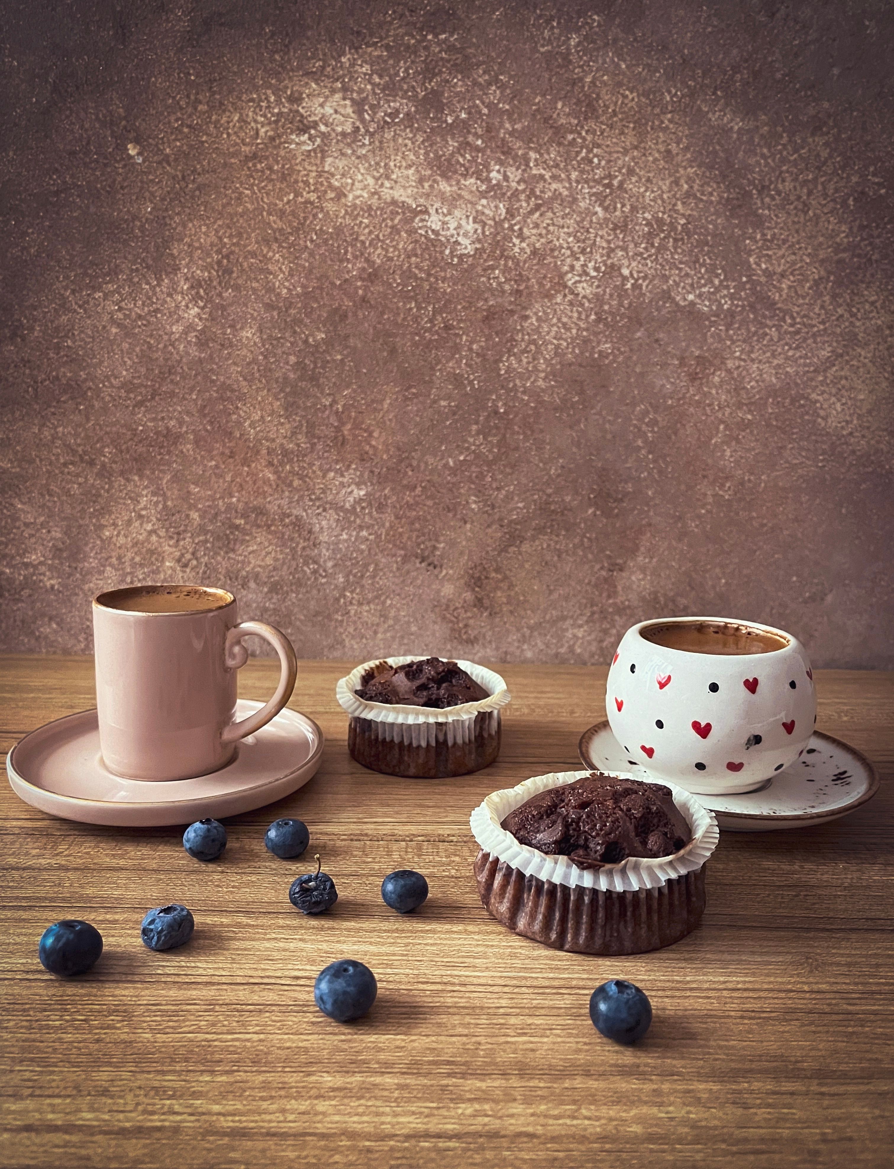 Microwave Mug Brownie with Berries