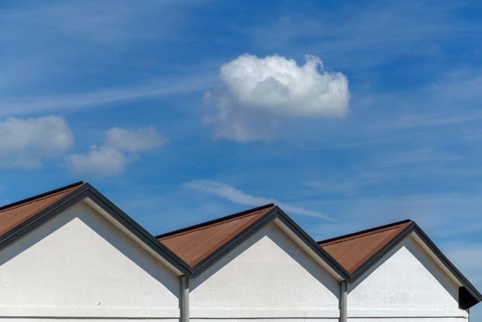 Finished roofline detail