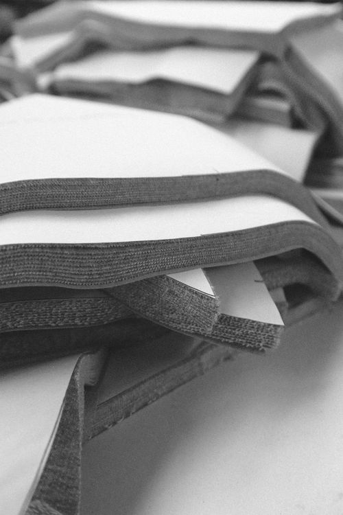 Free cutting fabric Stock Photo
