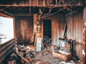 An Abandoned Wooden House
