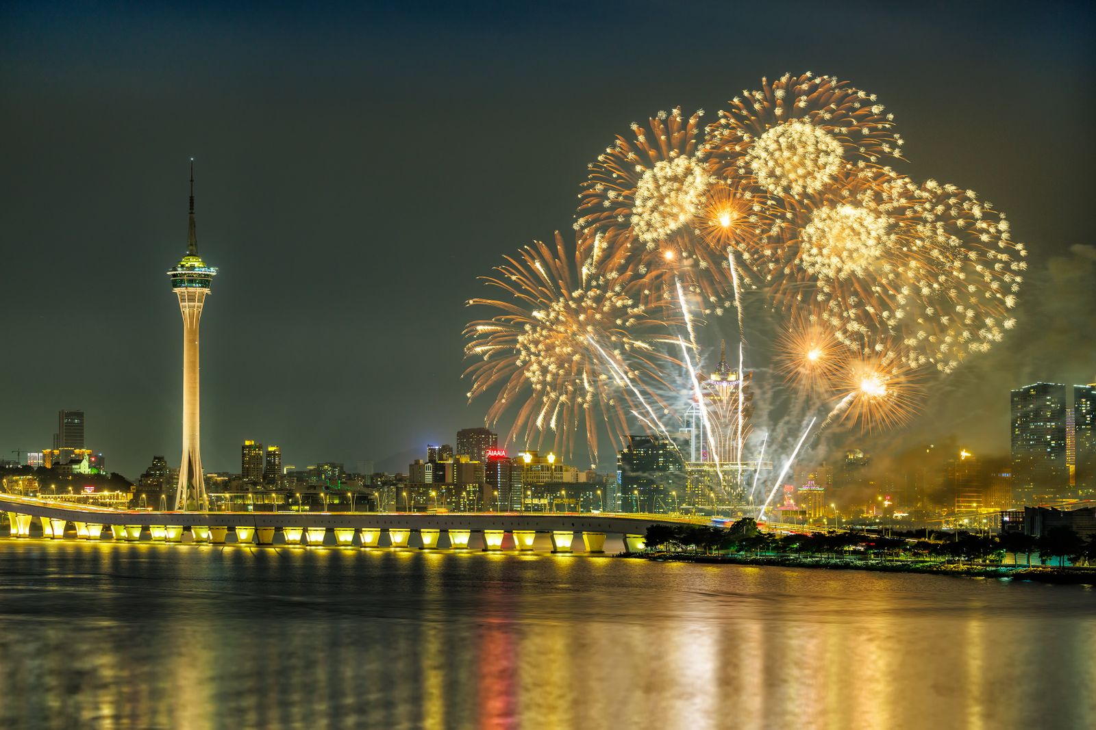 Macau Tower fireworks