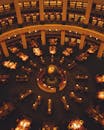 Stunning Aerial View of Majestic Library Interior