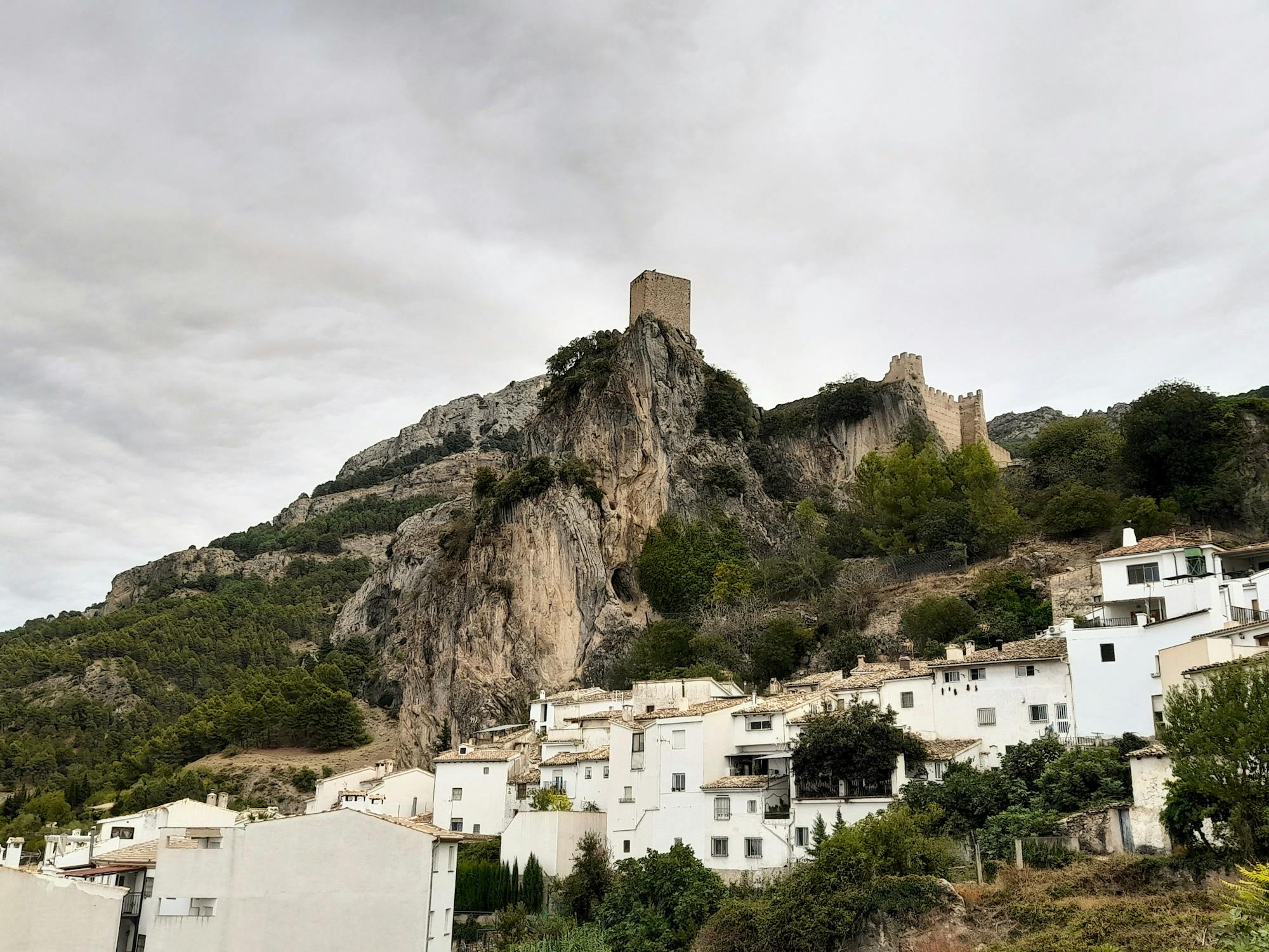 Scenic View of Cazorla's Castle and Landscape