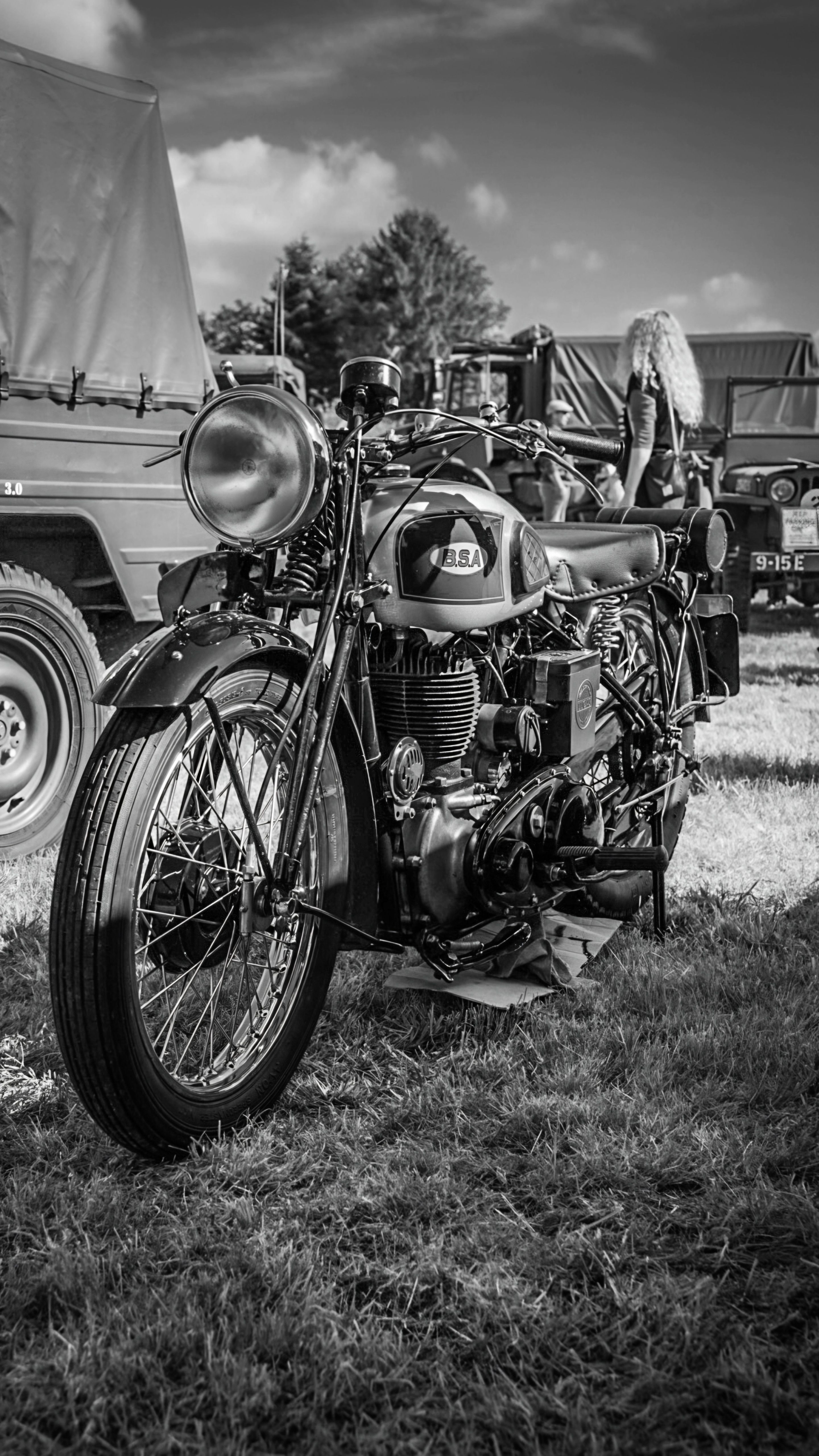 Green Naked Chopper Motorcycle on Parking Lot · Free Stock Photo