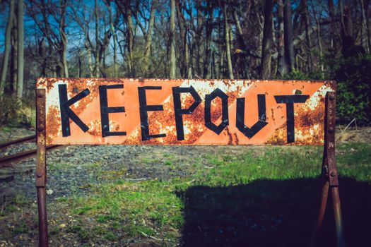 Free stock photo of do not enter, keepout, railroad