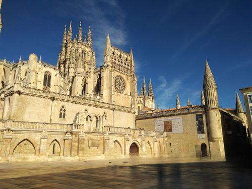 Free Explore the stunning Gothic architecture of Burgos Cathedral in Spain, showcasing historic design. Stock Photo