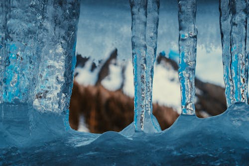 無料 氷のクローズアップ写真 写真素材