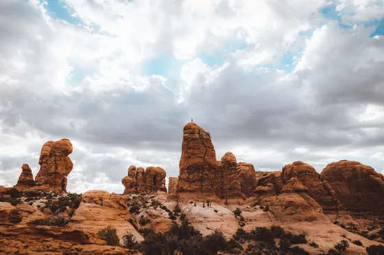 The massive Druid Arch at the head of Elephant Canyon