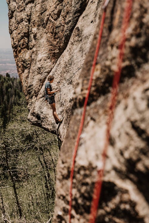 Free stock photo of adventure, beauty, climbing