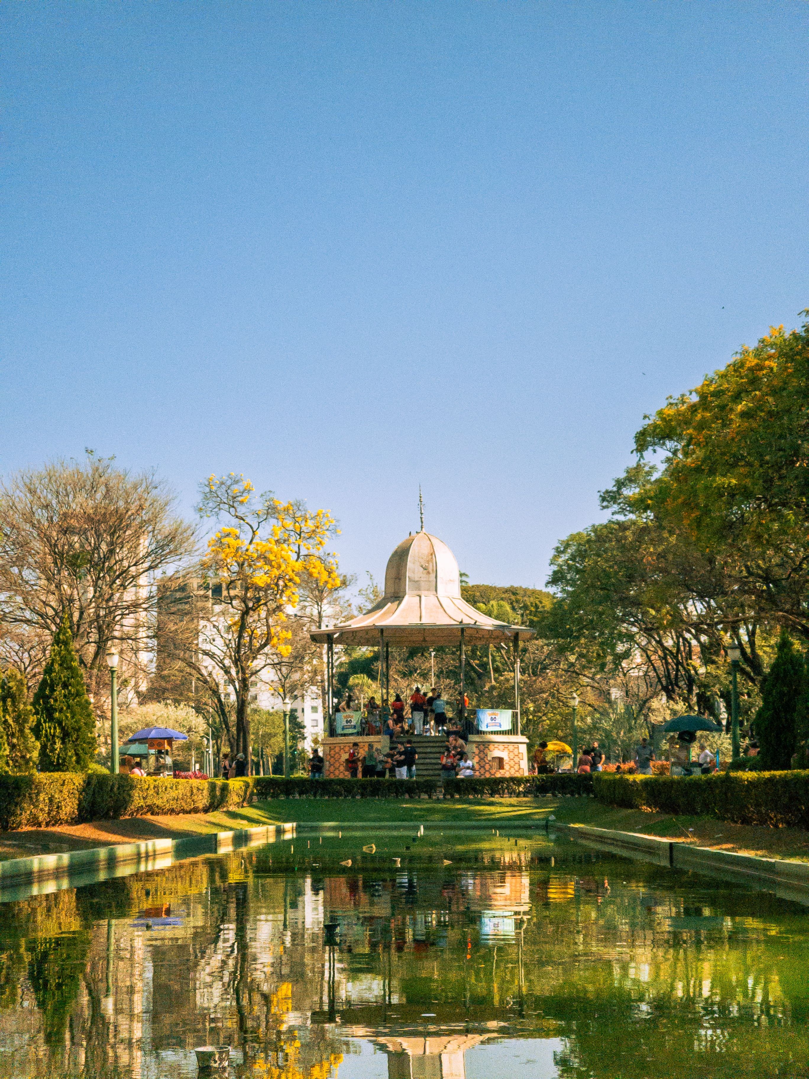 Scenic View of Belo Horizonte Gazebo in Spring · Free Stock Photo