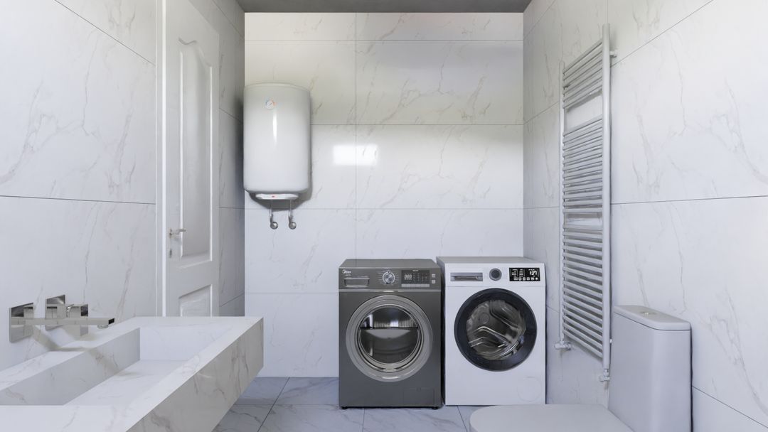 When a house has one bathroom, every repair in it is also a question about where the household washes tonight.