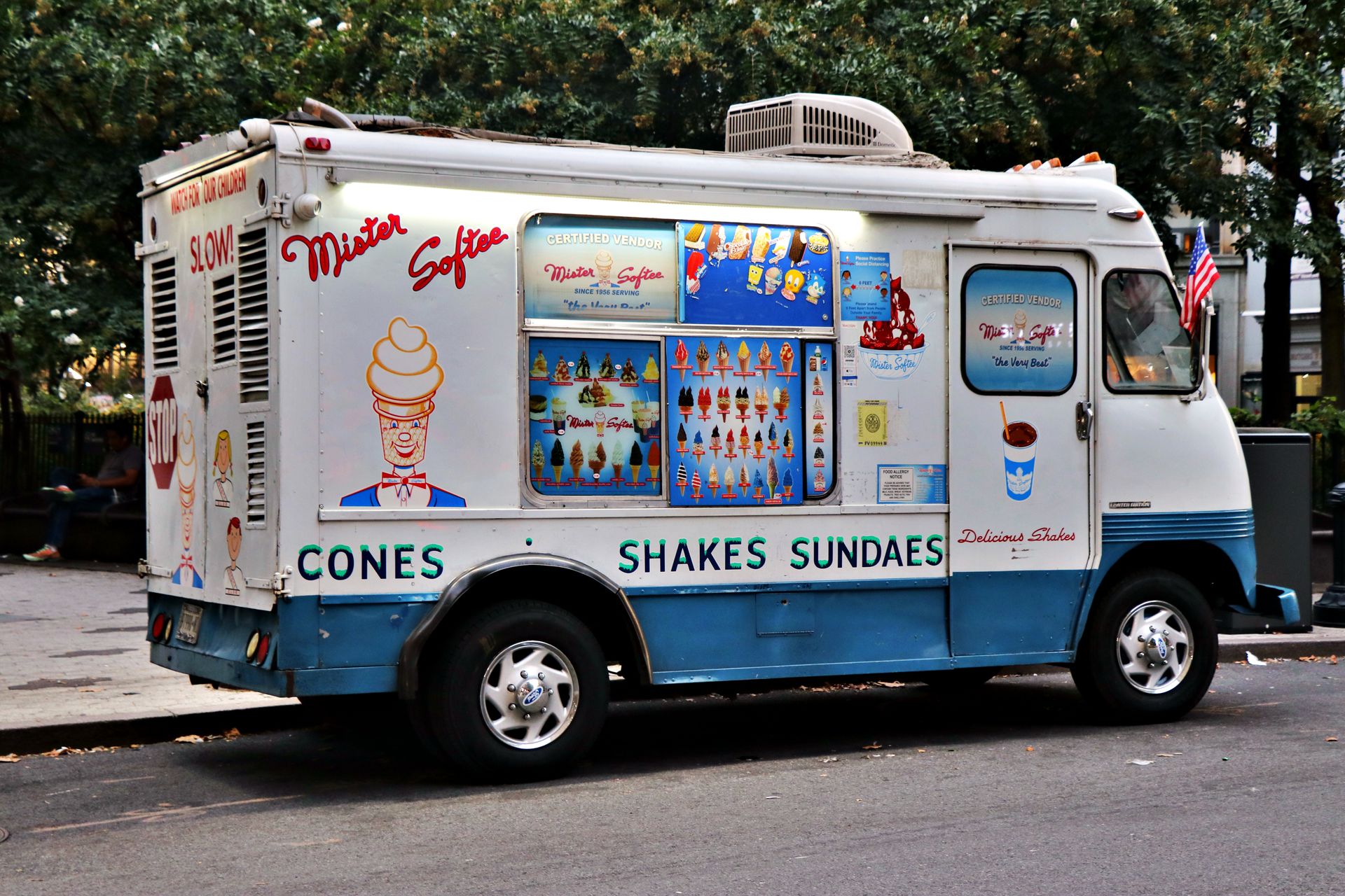 Classic Mister Softee Ice Cream Truck in New York City