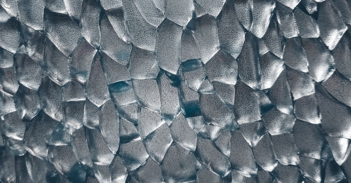 Gros Plan Sur Une Surface En Verre Texturé