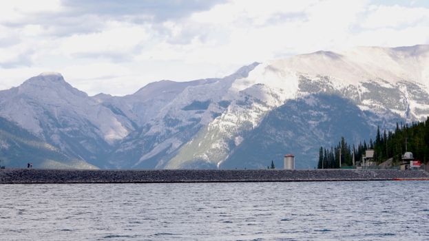Beautiful mountain and lake scenery in Calgary, Alberta, perfect for nature lovers.