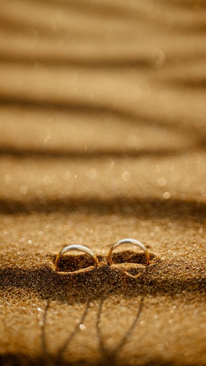 Civil Ceremony invitation sand-rings