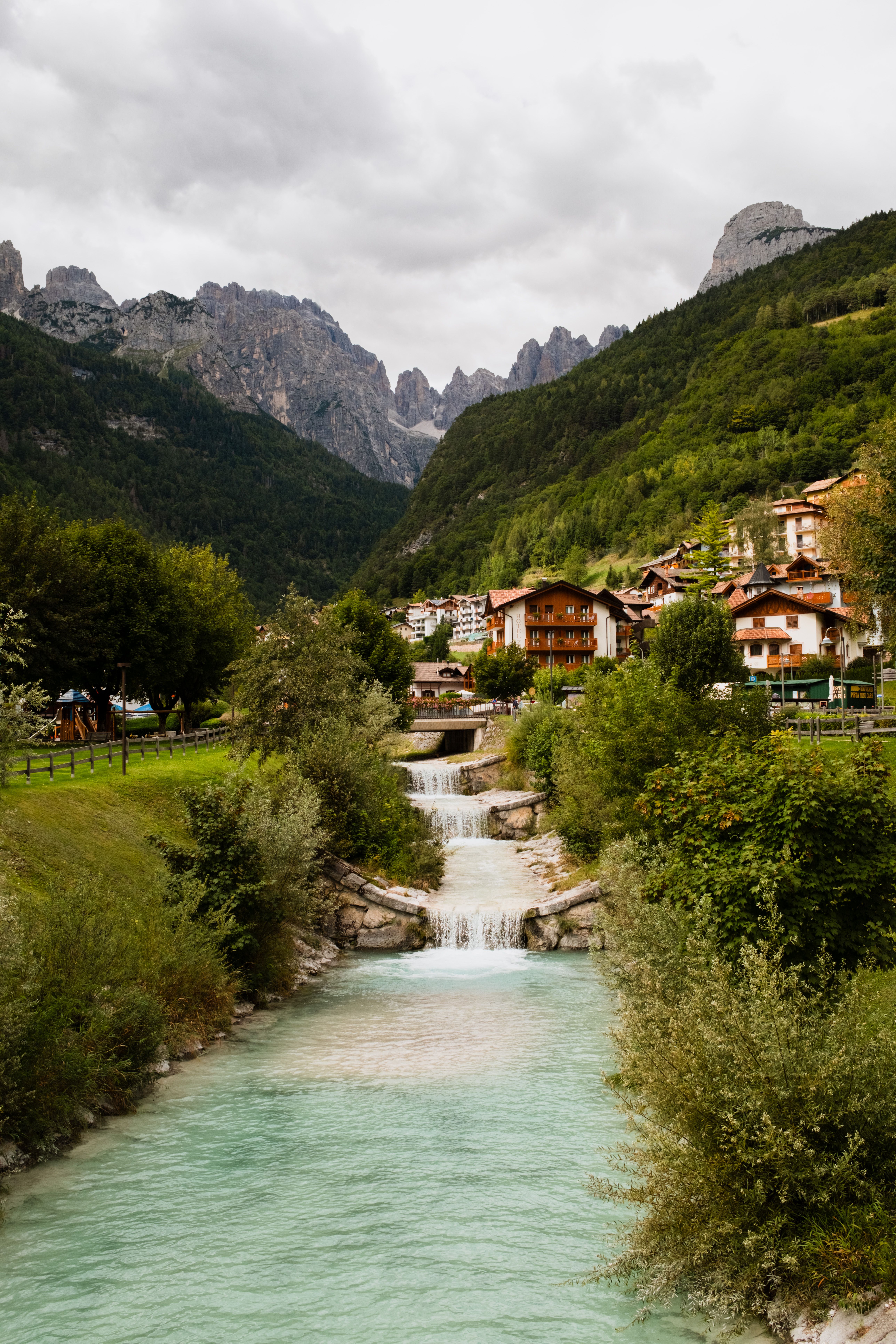 Scenic Mountain Stream in Molveno, Italy · Free Stock Photo