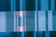 Abstract Blue Light Reflection Background