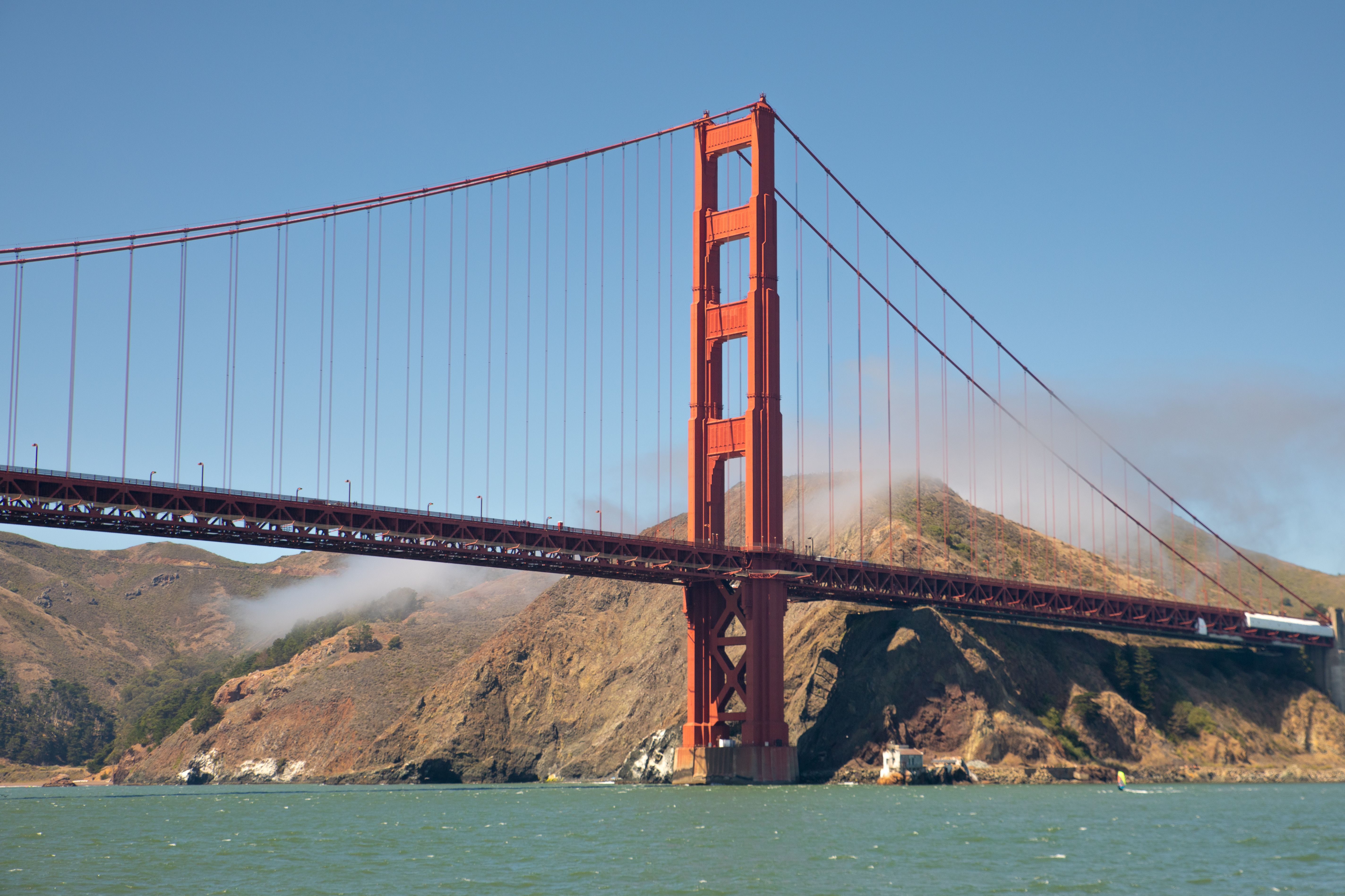 Golden Gate Bridge Captured on a Sunny Day · Free Stock Photo
