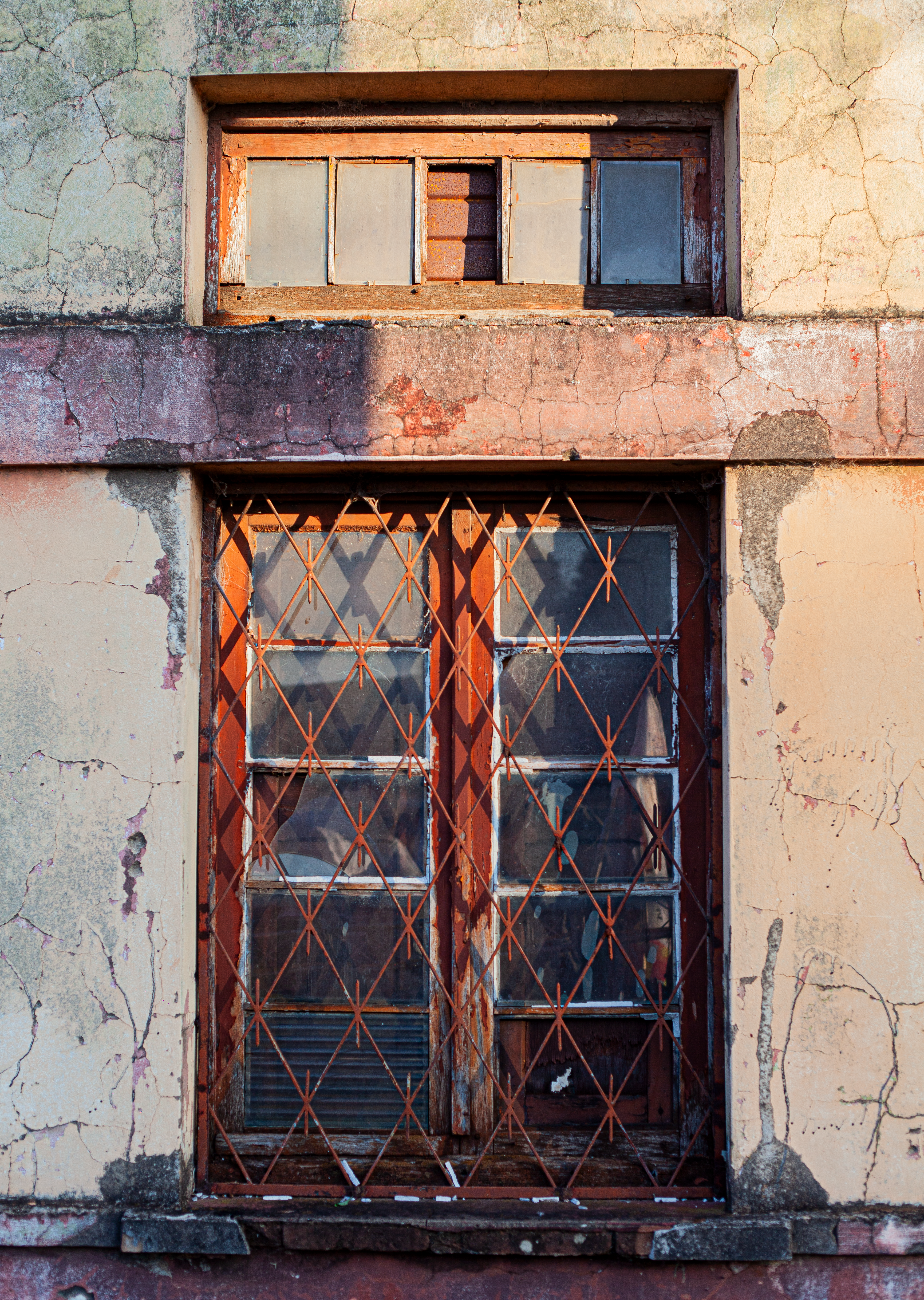 Rustic Window with Iron Grill in Cruz Alta · Free Stock Photo