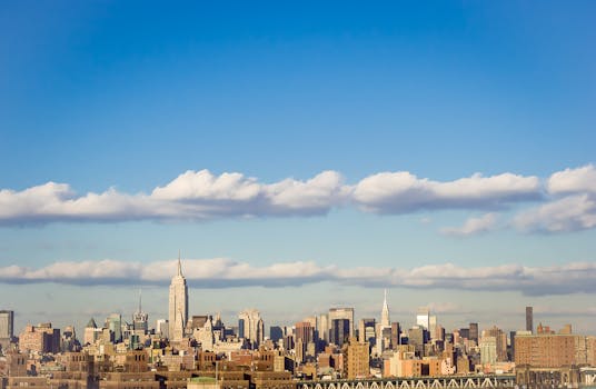 Free stock photo of city, sky, clouds, skyline