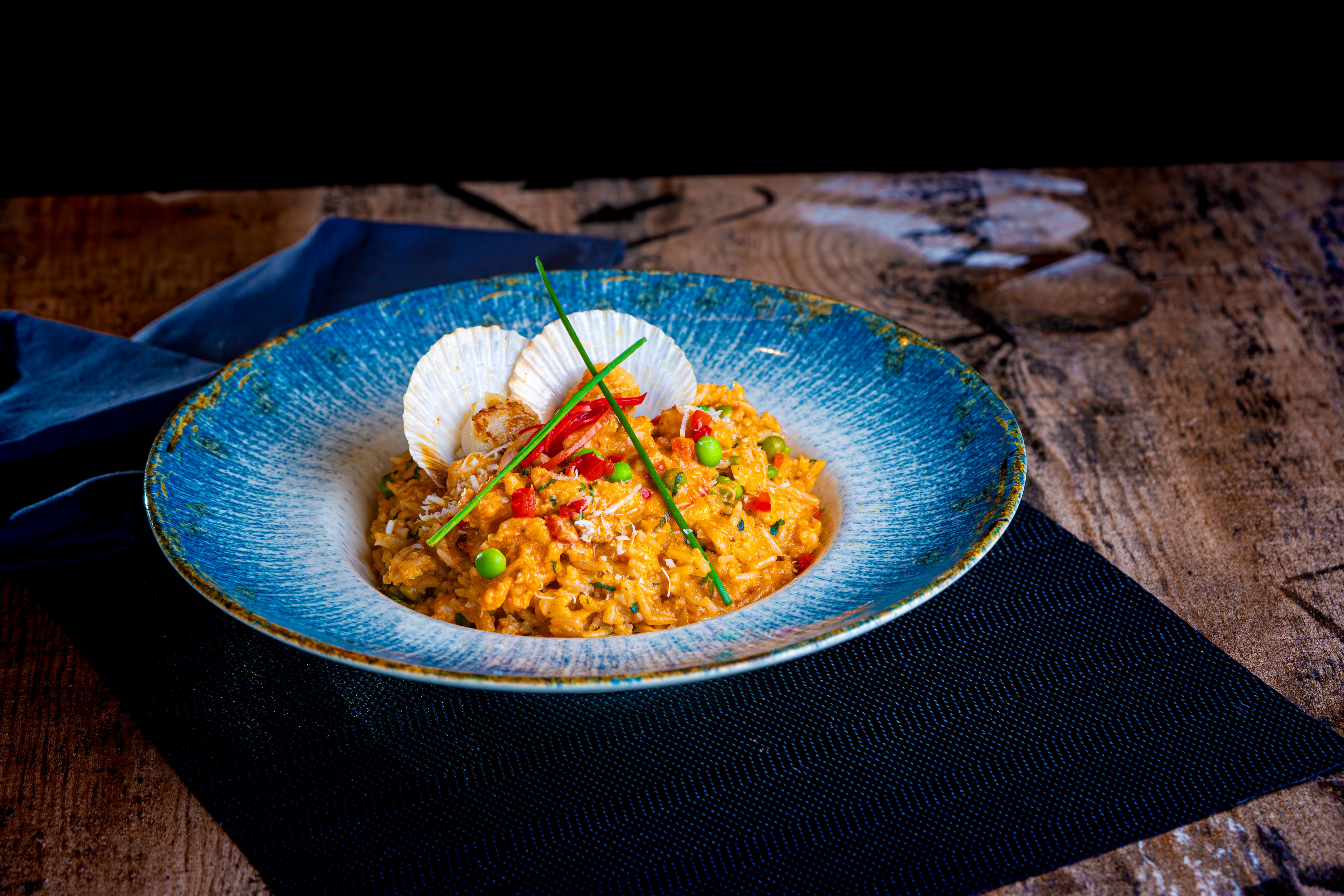 Coconut Risotto with Crispy Shallots