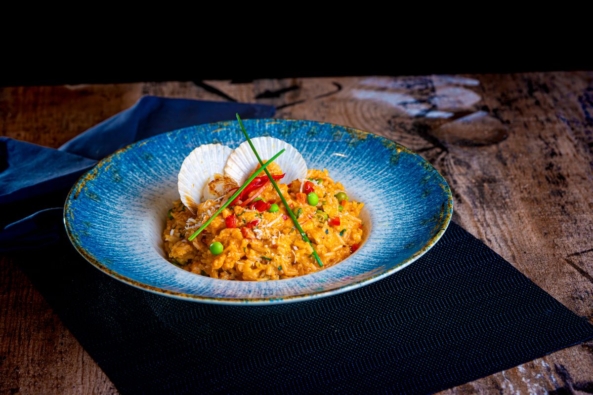 Easy Green Risotto Recipe Card