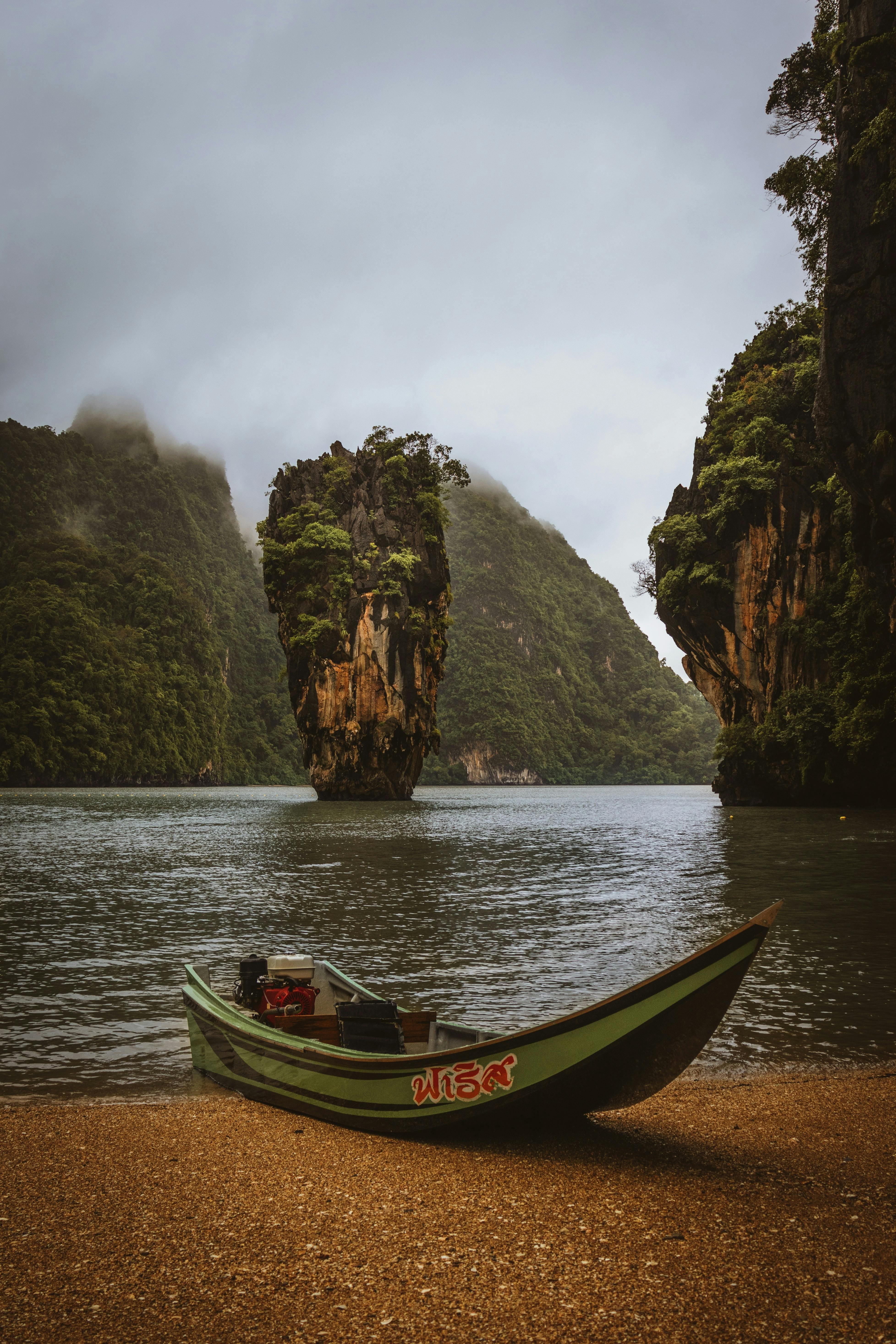 scenic view of james bond island in thailand