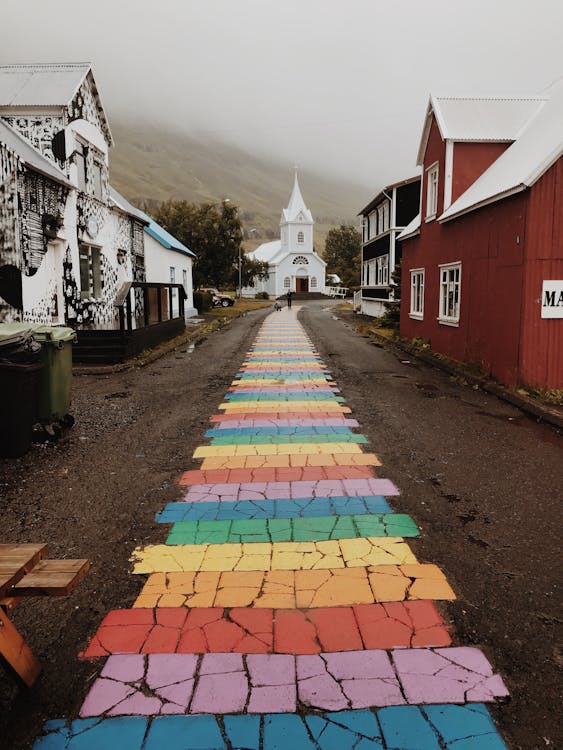 Free Colourful Pathway Stock Photo