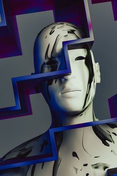 Muster & Futuristisch – Bezauberndes 3D Render