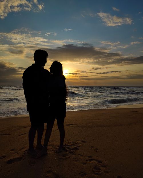 Free Sunset Embrace Stock Photo