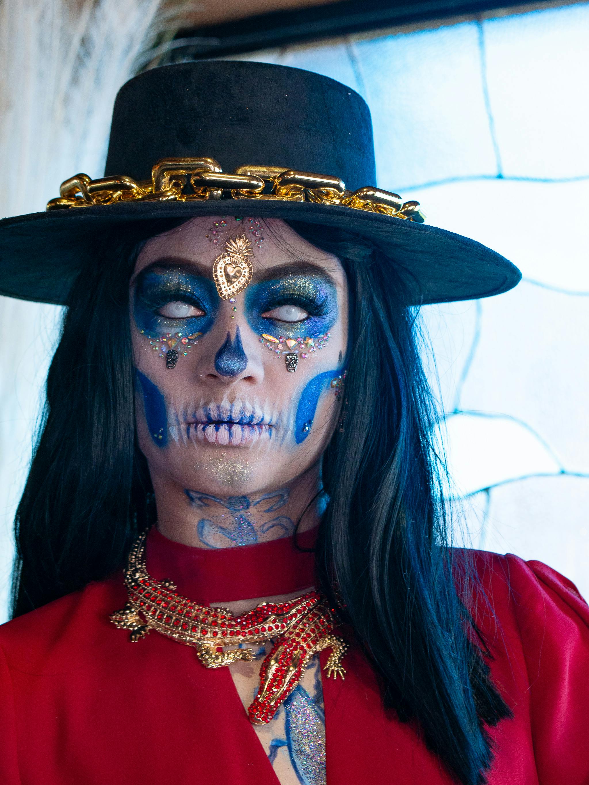 dia de los muertos catrina makeup portrait
