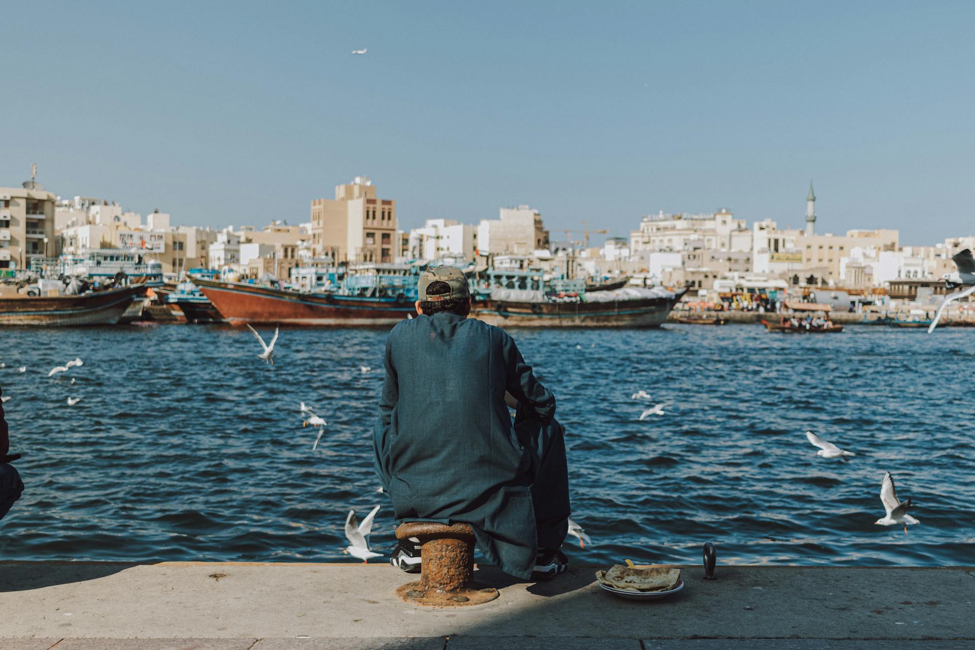 Peaceful Afternoon at Dubai Creek Waterfront