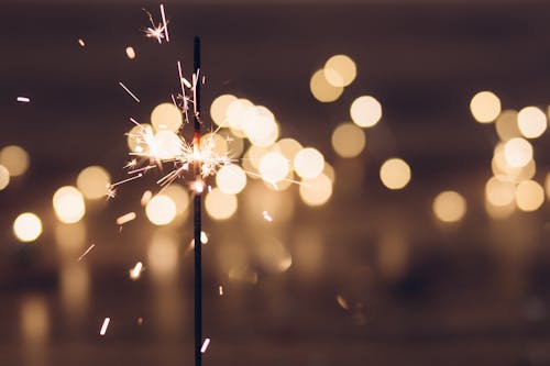 Free Time-lapse Photography of Sparkle Firecracker Stock Photo
